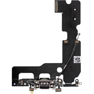 Apple iPhone 7 Plus - Nabíjecí Konektor + Flex Kabel (Black), Black