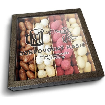 Sablio Mandle v čokoláde Dobrovoľný hasič 4 x 80 g