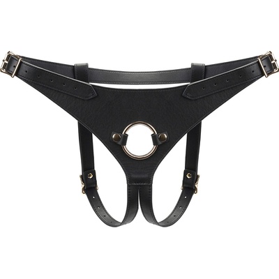 Liebe Seele upriazť Dark Secret Deluxe kožený postroj na strap-on