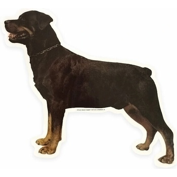 Trixie, Samolepka hlava Rottweiler tělo, kupírovaný