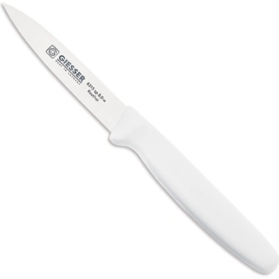 GIESSE Нож за зеленчуци Giesser 8315 sp 8w, бял, средно заострен, 8 см острие (GIE.8315.sp.8,0.w)