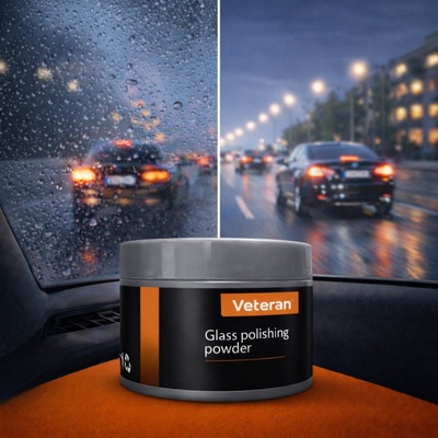 GlassClearPowder Прах за полиране на автомобилни стъкла, премахване на маслен филм и фини драскотини - GlassClearPowder