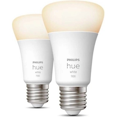 Philips LED žiarovka Hue A60 2 x 9,5 W stmievateľná bluetooth teplá biela