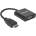 Manhattan Преходник Manhattan, от HDMI(м) към VGA(ж), черен