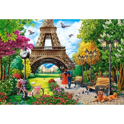 Castorland - Puzzle Spring in Paris - 1 000 piese