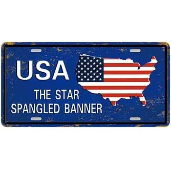 Ceduľa značka USA