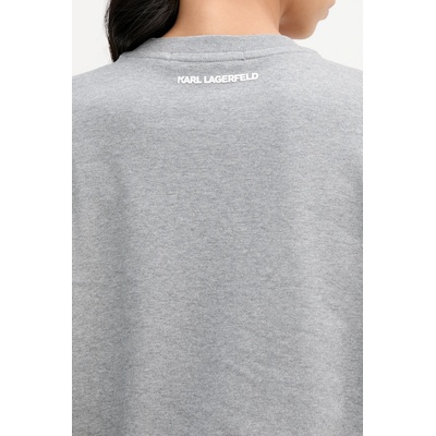 Karl Lagerfeld Памучна тениска Karl Lagerfeld IKON (A3W17077)