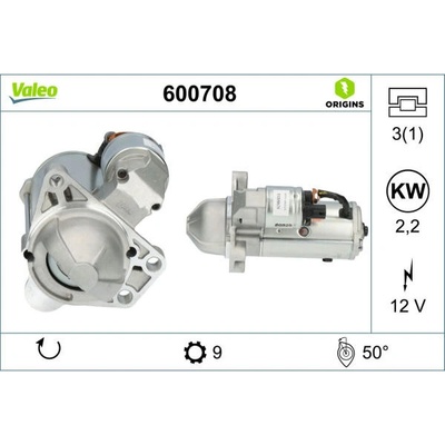 Startér VALEO 600708