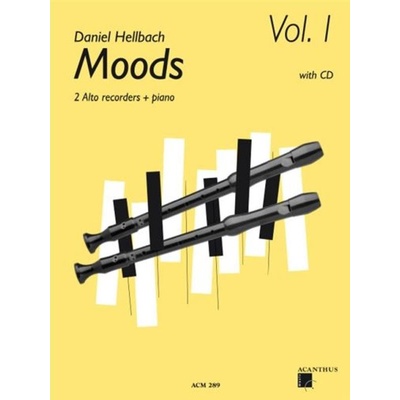 Moods 1 + CD pro 2 altové flétny