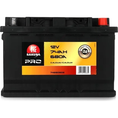 Sakura 12V 74Ah 680A 74680S02