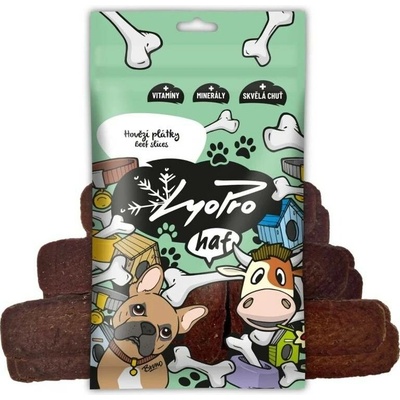 Lyopro DOG poch. sušené Hovězí plátky 70 g