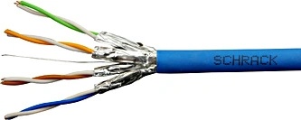 Conneu LAN кабел кат. 6a, U-FTP LSZH, 0.56Cu, 100 м, син 4-1431201-100 (4-1431201-100)