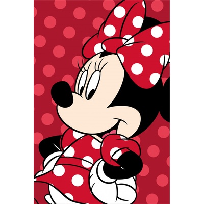Vesna Dětská deka mikroplyš Minnie Red