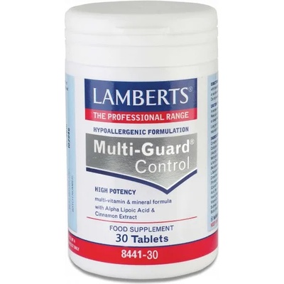 LAMBERTS Хранителна добавка Мултивитамини, Lamberts Multi-Guard Control Vitamin 30 tabs