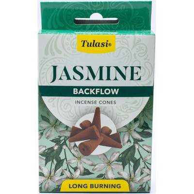 Tulasi Jasmine backflow indické vonné františky 10 ks – Zboží Dáma