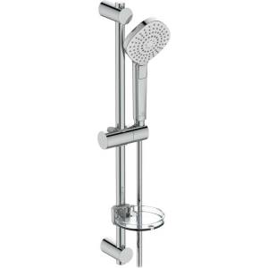 Ideal Standard Idealrain Evo Jet - Комплект душ-глава, 3 режима на струята, штанга и маркуч, хром B2621AA (B2621AA)