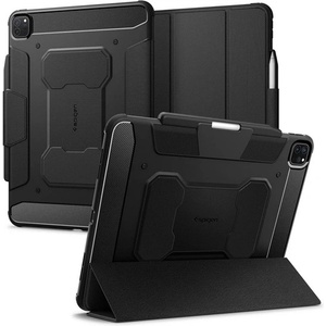 Spigen IPAD Pro 13 (2025) SPIGEN RUGGED ARMOR PRO калъф за активен FLIP, държач за моливи, черен ACS07007 (ACS07007)