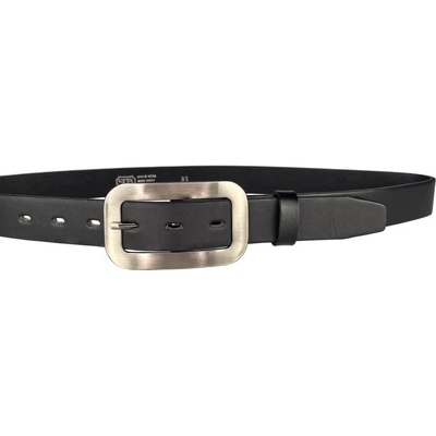 Penny Belts kožený opasek 30-195-63 černý