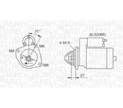 Štartér MAGNETI MARELLI MQS1203