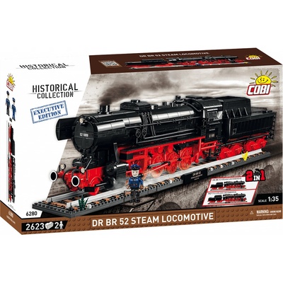 Cobi 6280 1:35 Parná lokomotíva DR BR 52/TY2 s tendrom