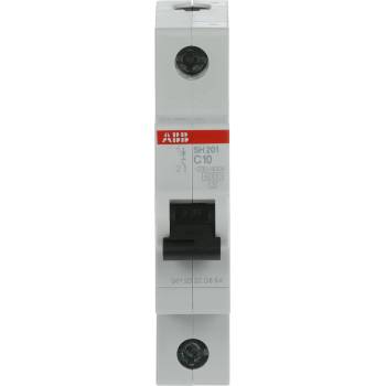 ABB АВТ. ПРЕДПАЗИТЕЛ SH201-C10 10A 1P 6kA curve C (M518004)
