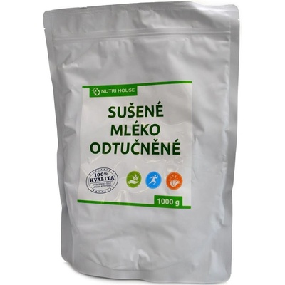 NutriHouse SUŠENÉ MLÉKO odtučněné 1 kg – Zboží Dáma