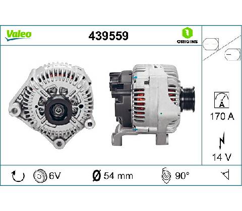 Alternátor VALEO 439559