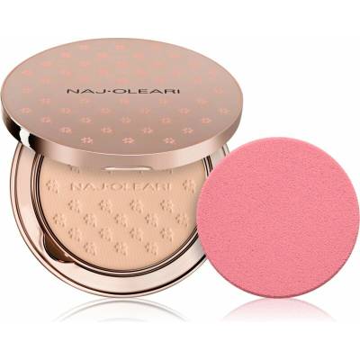 Naj-Oleari Silk feel Powder Foundation kompaktní pudr a make-up 2v1 02 peach 9,5 g
