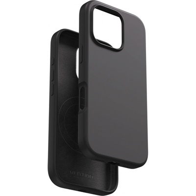 Vention Liquid Silicone Case pre iPhone 16 Pro with MagSafe Black KUHB0-30
