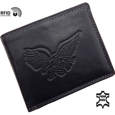 Sendi Design pánská kožená s orlem černá