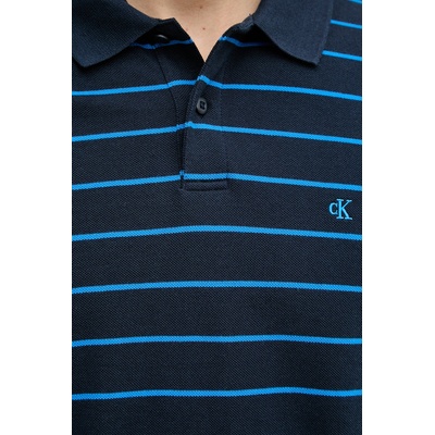 Calvin Klein Jeans тениска с яка мъжка памучна (LV04RF216G)