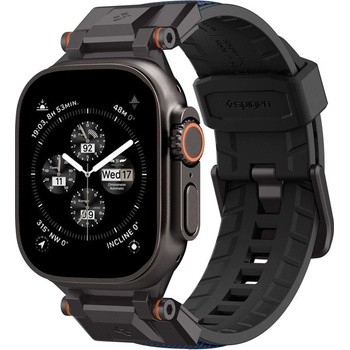 Spigen Силиконова каишка за Apple Watch 42мм, 44мм, 45мм, 46мм, Ultra, Ultra 2, Ultra 3 49мм - Spigen DuraPro Armor Band (тъмносин) (AMP09103)