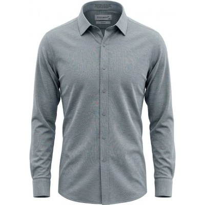 Ego Man košile pánská slim fit S0324-07 šedá