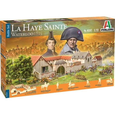 ITALERI Model Kit diorama 6197 Waterloo 1815: La Haye Sainte 33-6197 1:72
