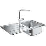 GROHE Кухненски умивалник с отцедник и смесител Minta (31573SD0) Мивка за вграждане
