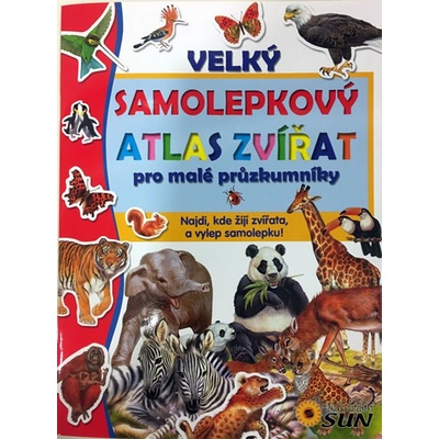 Velký samolepkový atlas zvířat
