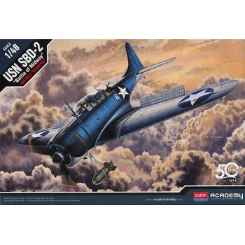 Academy Douglas SBD-2 Dauntless US NAVY Bitva u Midway Model Kit 12335 1:48