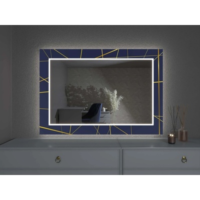 Artalo LED zrkadlo s dekorom D3 80 x 50 cm