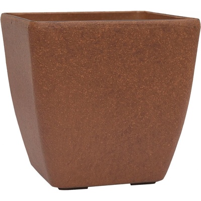 G21 Element Cube Květináč 50x48x50 cm hnědý 6392762