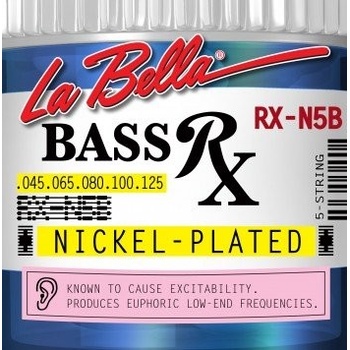 LaBella RX-N5B Bass RX Nickel-Plated 45-65-80-100-125