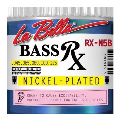 LaBella RX-N5B Bass RX Nickel-Plated 45-65-80-100-125