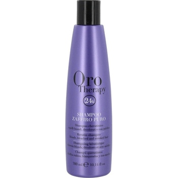 Oro Therapy Zaffiro Puro Shampoo keratínový šampón na blond zosvetlené a melírované vlasy 300 ml