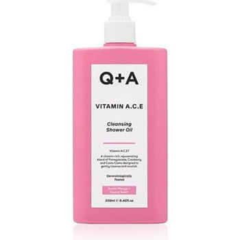 Q+A Sprchový olej s vitamínom A C a E 250 ml