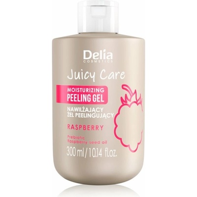 Delia Cosmetics Juicy Care hydratačný telový peeling raspberry 300 ml