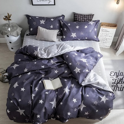 EmonaMall Двулицево спално бельо EmonaMall, 4 части - Модел S13935 (S13935-66666b)