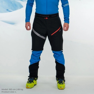 Northfinder zateplené kraťasy Kosiare černá