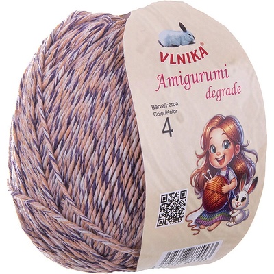 VLNIKA Příze Amigurumi Degrade Varianta: 4