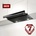Faber OPTIGLASS PRM A60 BK, Телескопичен аспиратор за вграждане, 734 m3/h, черен (OPTIGLASS PRM A60 BK)