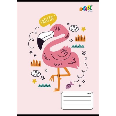 Victoria Тетрадка, с телбод, A5, изписана, 32 страници, 2-ри клас, COOL BY VICTORIA, "Holiday vibes", "16-32