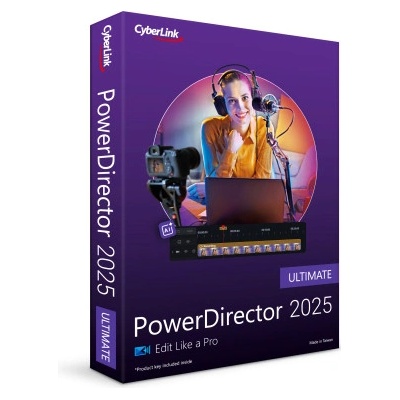 CyberLink PowerDirector 2025 Ultimate, čeština do programu – Zboží Živě